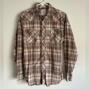 Men’s western snap button shirt
